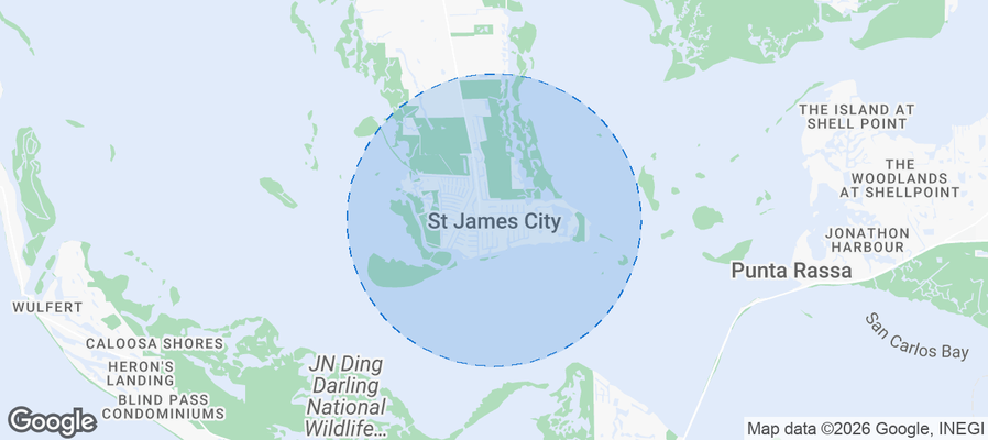 St. James City Airbnb map